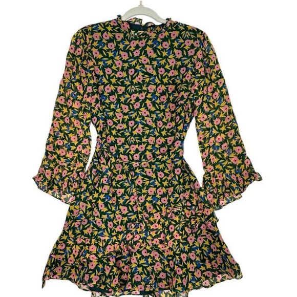 SALONI
MARISSA SILK MINI DRESS - ALPINE BOUQUET  Size  2 NWT - Picture 9 of 14